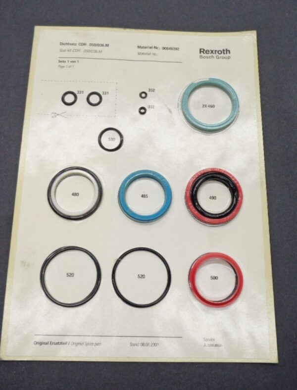 NEW BOSCH REXROTH R900849392 SEAL KIT 00849392 - Image 4