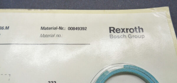 NEW BOSCH REXROTH R900849392 SEAL KIT 00849392 - Image 3