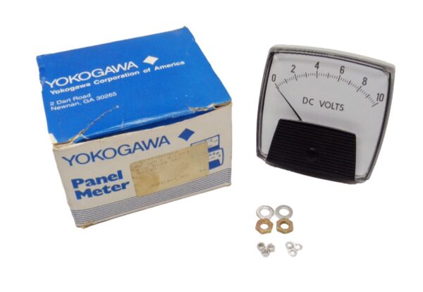 NEW YOKOGAWA YEW 250320MTMT8 PANEL METER 0-10 DC VOLTS