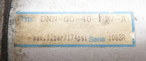 FESTO DNN-80-40-PPV-A PNEUMATIC CYLINDER 174PSI - Image 2