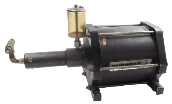 ENERPAC HYDRAULIC PUMP 12" PUMP W/ 10" SHAFT SPLIT END 3/8" FITTINGS - Image 3