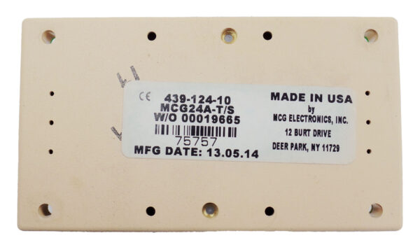 MCG SURGE PROTECTION 439-124-10 DC POWER PROTECTOR MCG-24A-T/S 24VDC 15A MAX - Image 3