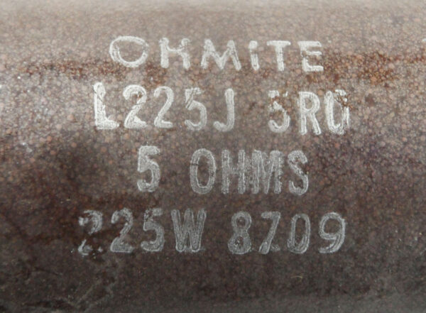 OHMITE L225J5R0 RESISTOR 5 OHM 225W 8Z09 - Image 5