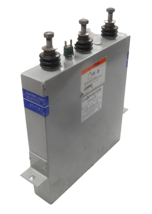 NEW AJAX MAGNETHERMIC 31051B57 CAPACITOR 50KVAR 460V 60HZ 1PH 1.6GAL