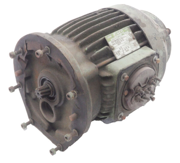 FIMET R2DXMVT80A4 MOTOR 3PH FORM V3 0.75KW 60HZ 96RPM 460/265V 1.5/2.6A