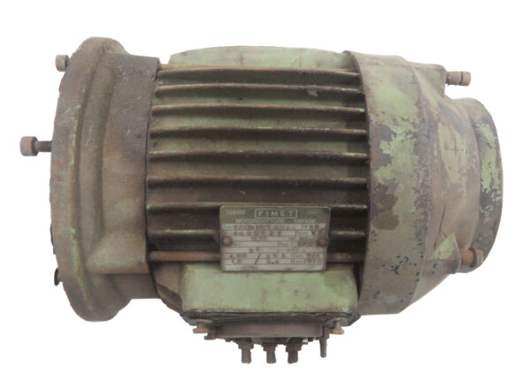 FIMET R2DXMVT80A4 MOTOR 3PH FORM V3 0.75KW 60HZ 96RPM 460/265V 1.5/2.6A - Image 5