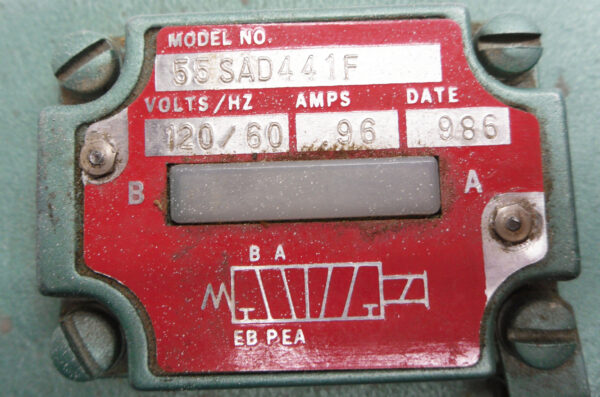 NUMATICS 55SAD441F SOLENOID VALVE 120V 60HZ .96A - Image 7