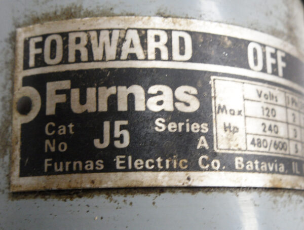 FURNAS J5 /A DRUM CONTROLLER 600V - Image 6