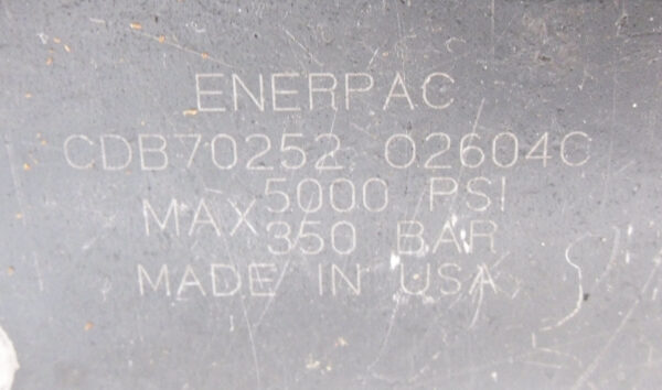 ENERPAC CDB70252 BLOCK CYLINDER 02604C 5000PSI 350BAR - Image 5