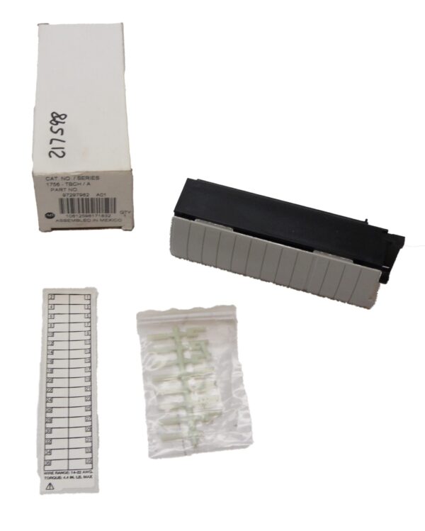 NEW ALLEN BRADLEY 1756-TBCH /A TERMINAL BLOCK W/ COVER 97297982