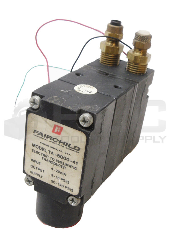 FAIRCHILD TA-6000-41 ELECTRIC TO PNEUMATIC TRANSDUCER 3-15PSIG