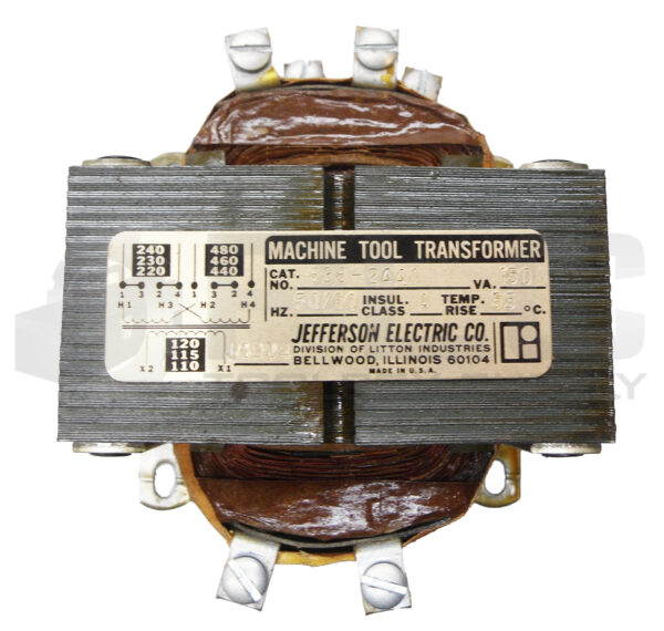 JEFFERSON ELECTRIC 636-2441 MACHINE TOOL TRANSFORMER 50/60HZ 440V - Image 2