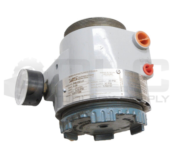 FISHER CONTROLS 846-DS1J1 CURRENT TO PRESSURE TRANSDUCER 35PSI