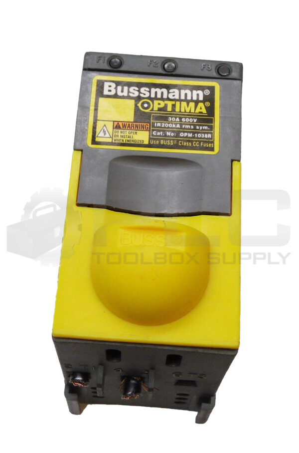 LOT OF 4 BUSSMANN OPM-1038R FUSE BLOCK 30A 600V - Image 2