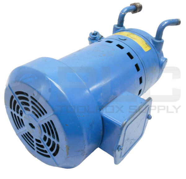 GENERAL ELECTRIC 5K36GN166 MOTOR 1/4HP 3PH 1725RPM FR: 48Y w/ GAST PUMP - Image 3