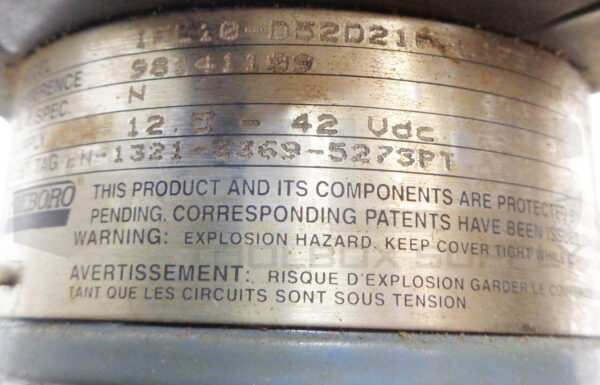 FOXBORO IFL10-D52D21F-L1F3T FLOW METER EN-1321-3369-5273PT, IDEAL 3" - Image 11