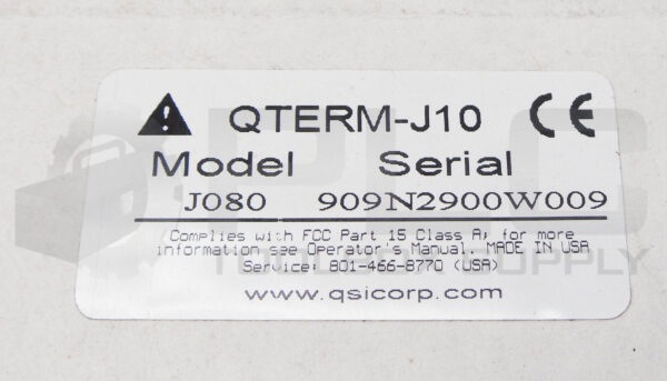 NEW QSI CORP QTERM-J10 HANDHELD OPERATOR INTERFACE - Image 6