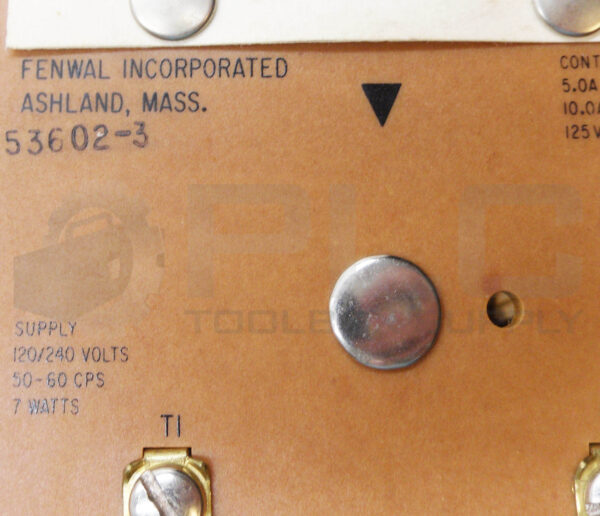 FENWAL 53602-3 TEMPERATURE CONTROLLER 115-230V 50/60HZ 5.0A - Image 5