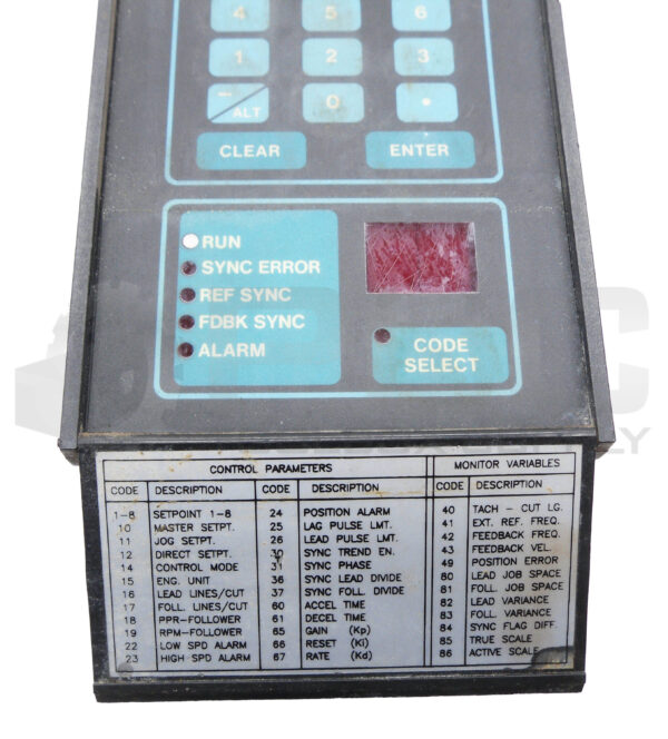FENNER CONTREX 3200-1820 DIGITAL MOTION CONTROLLER 115-230VAC 0.25A 50/60HZ - Image 3