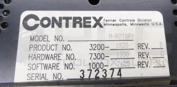 FENNER CONTREX 3200-1820 DIGITAL MOTION CONTROLLER 115-230VAC 0.25A 50/60HZ - Image 7