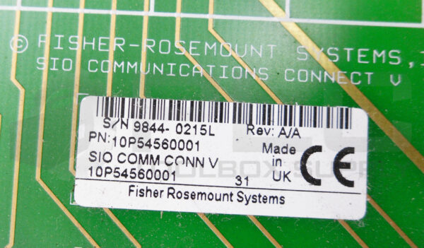 FISHER ROSEMOUNT 10P54560001 COMMUNICATIONS CIRCUIT BOARD - Image 4