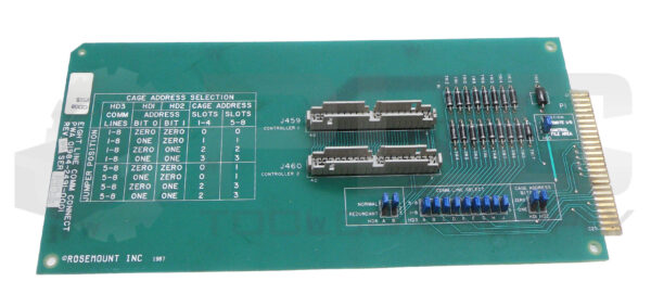 FISHER ROSEMOUNT 01984-2491-0001 EIGHT LINE COMMUNCATION CONNECT BOARD