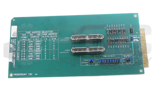 FISHER ROSEMOUNT 01984-2491-0001 EIGHT LINE COMMUNCATION CONNECT BOARD - Image 2