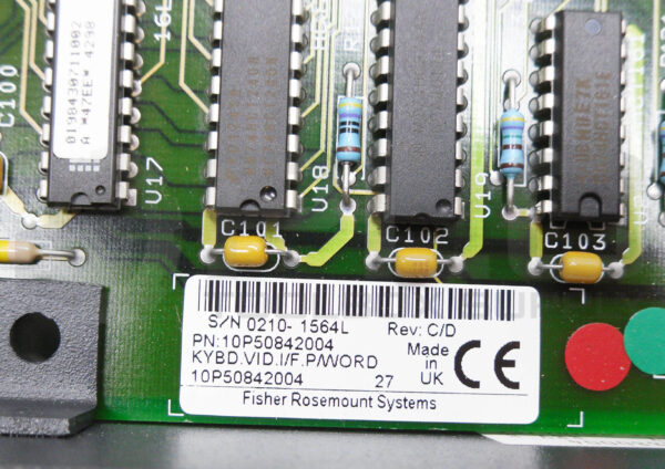 FISHER ROSEMOUNT 10P50842004 KEYBOARD INTERFACE W/ VIDEO ISOLATOR - Image 5
