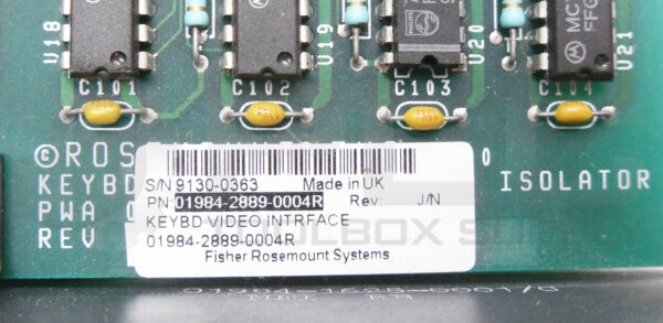 FISHER ROSEMOUNT 01984-2889-0004R KEYBOARD INTERFACE *READ* - Image 5