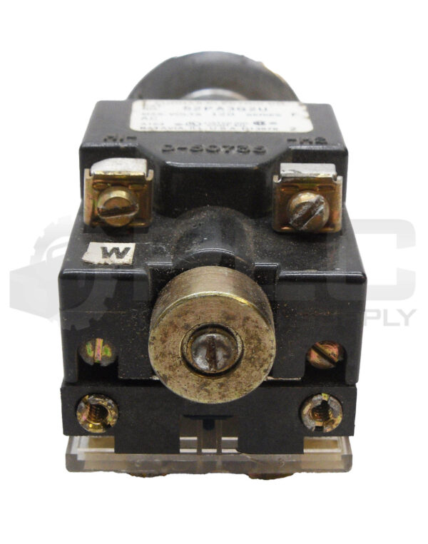FURNAS ELECTRIC 52PA3G2U /F PUSH BUTTON W/ 52BAJ CONTACT BLOCK W. 52BAU BLOCK - Image 3
