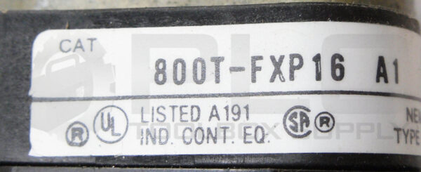 NEW ALLEN BRADLEY 800T-FXP16 A1 /T PUSH BUTTON RED MUSHROOM W/ 40171-002-01 COIL - Image 7