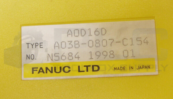 FANUC A03B-0807-C154 OUTPUT MODULE AOD16D *READ* - Image 5