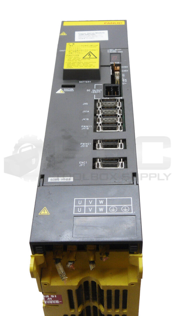 FANUC A06B-6085-H103 SERVO MODULE 586-651V 12.6A - Image 2