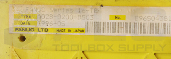 FANUC A02B-0200-B503 CONTROL CHASSIS 6 SLOT A20B-2000-0650/01A - Image 7