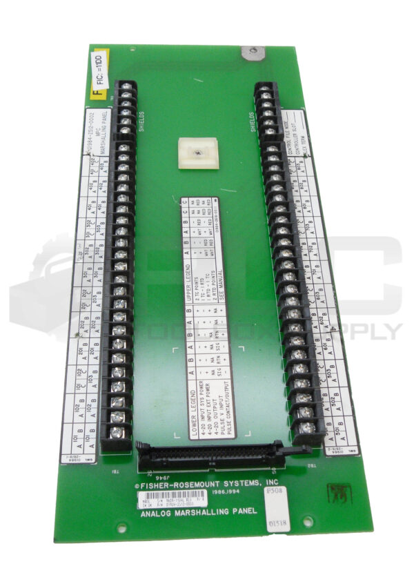 FISHER ROSEMOUNT 01984-2512-0003 ANALOG MARSHALLING PANEL