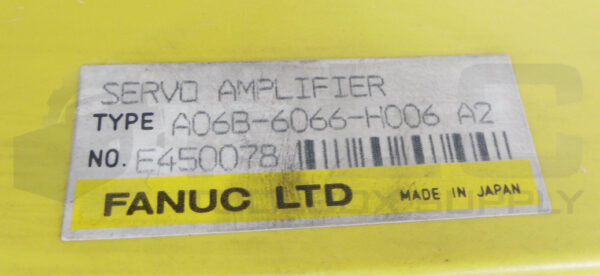 FANUC A06B-6066-H006 /A2 AC SERVO AMPLIFIER - Image 5