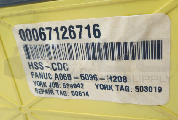 FANUC A06B-6096-H208 SERVO AMPLFIER UNIT *READ* - Image 5