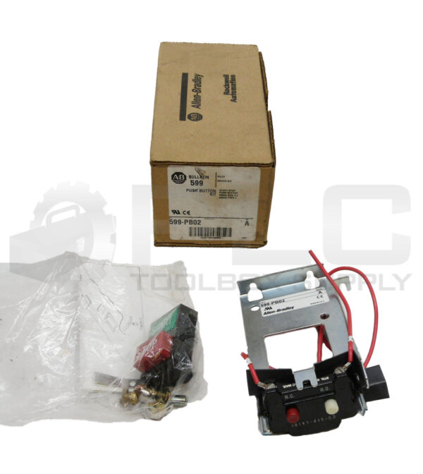 NEW ALLEN BRADLEY 599-PB02 /A PUSH BUTTON KIT SIZE 0-2