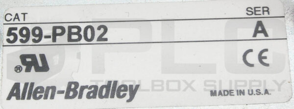 NEW ALLEN BRADLEY 599-PB02 /A PUSH BUTTON KIT SIZE 0-2 - Image 6