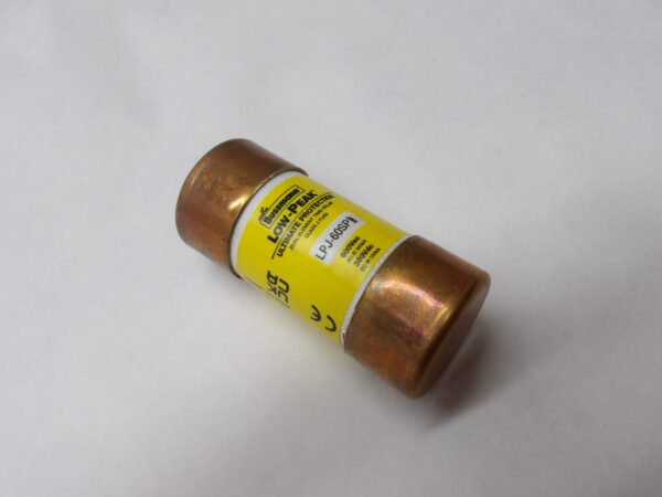 LOT OF 2 BUSSMANN LPJ-60SP LOW PEAK FUSE 60A 600VAC 300VDC - Image 3
