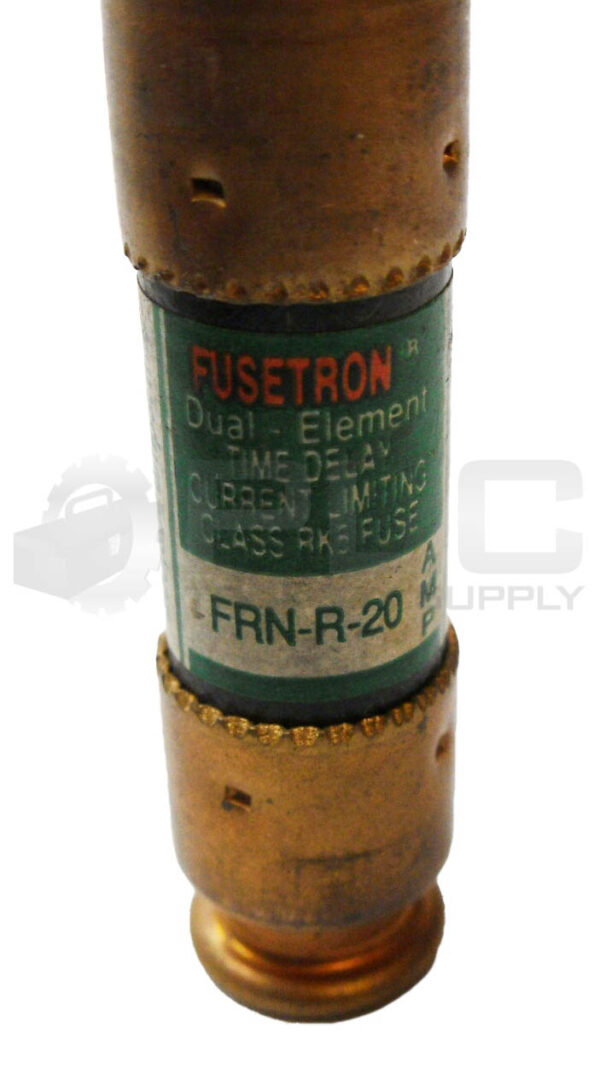 LOT OF 7 NEW BUSSMANN FRN-R-20 TIME DELAY FUSE 250VAC 20A - Image 4