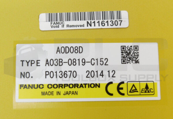 FANUC A03B-0819-C152 OUTPUT MODULE AOD08D - Image 5