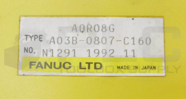 FANUC A03B-0807-C160 OUTPUT RELAY MODULE AOR08G A0R08G *READ* - Image 4