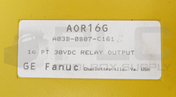 FANUC A03B-0807-C161 I/O MODULE 16PT 300VDC AOR16G A0R16G *READ* - Image 4