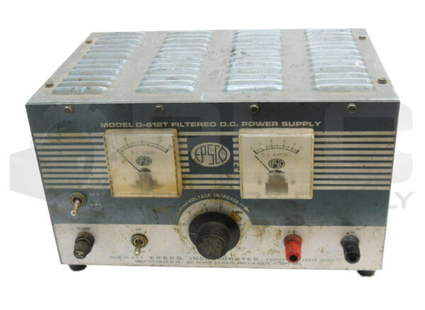 EPSCO D-612T FILTERED DC POWER SUPPLY 10A 115V 60HZ