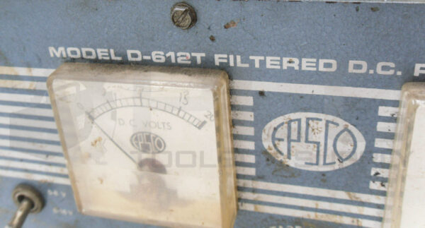EPSCO D-612T FILTERED DC POWER SUPPLY 10A 115V 60HZ - Image 5