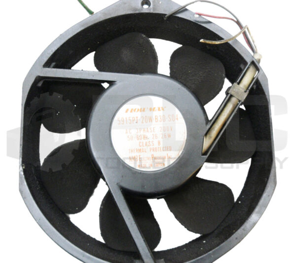 FLOWMAX 5915PT-20W-B30-S04 HIGH TEMPERATURE FAN 200V 50/60HZ - Image 2