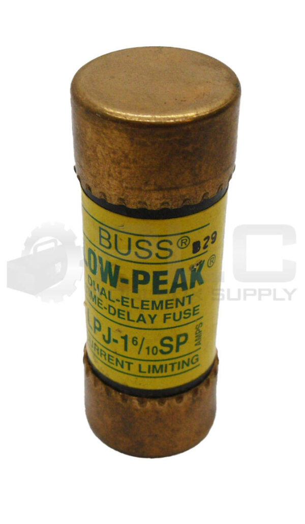 LOT OF 5 BUSSMANN LPJ-1 6/10SP LOW PEAK FUSE 1-6/10A 600VAC - Image 2