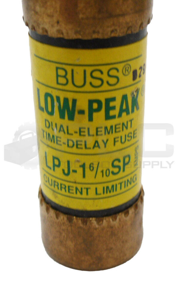 LOT OF 5 BUSSMANN LPJ-1 6/10SP LOW PEAK FUSE 1-6/10A 600VAC - Image 4