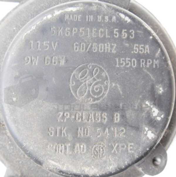 GENERAL ELECTRIC 5KSP51ECL553 BEARING MOTOR 1150RPM 55A 50/60HZ 115V - Image 5